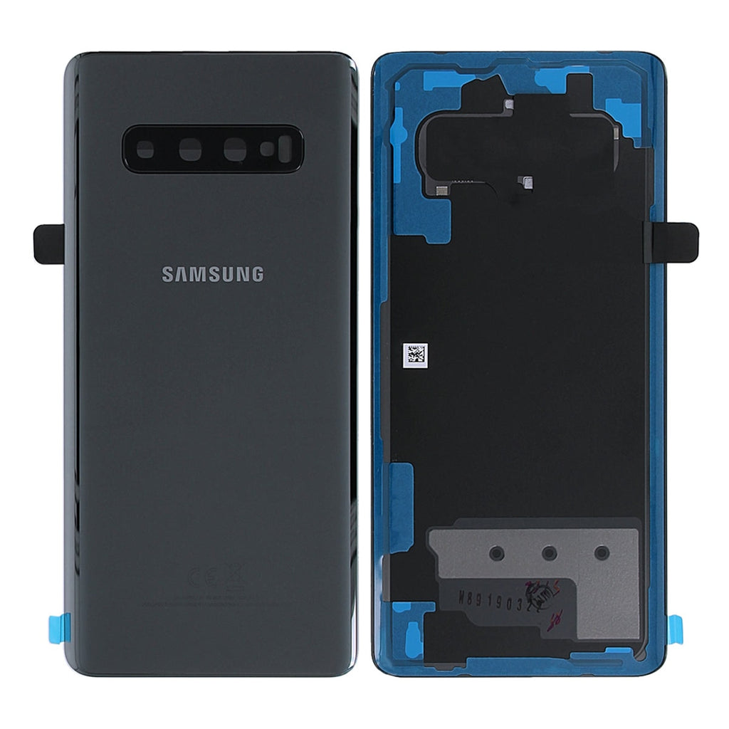 Samsung Galaxy S10 Plus (SM-G975F) Baksida Original - Keramik Svart Samsung Galaxy S10 Plus (SM-G975F) Baksida Original - Keramik Svart 