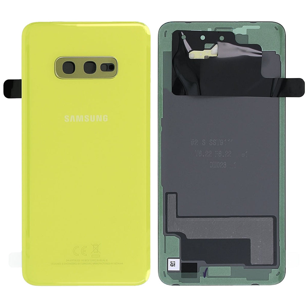 Samsung Galaxy S10e (SM-G970F) Baksida Original - Gul Samsung Galaxy S10e (SM-G970F) Baksida Original - Gul 
