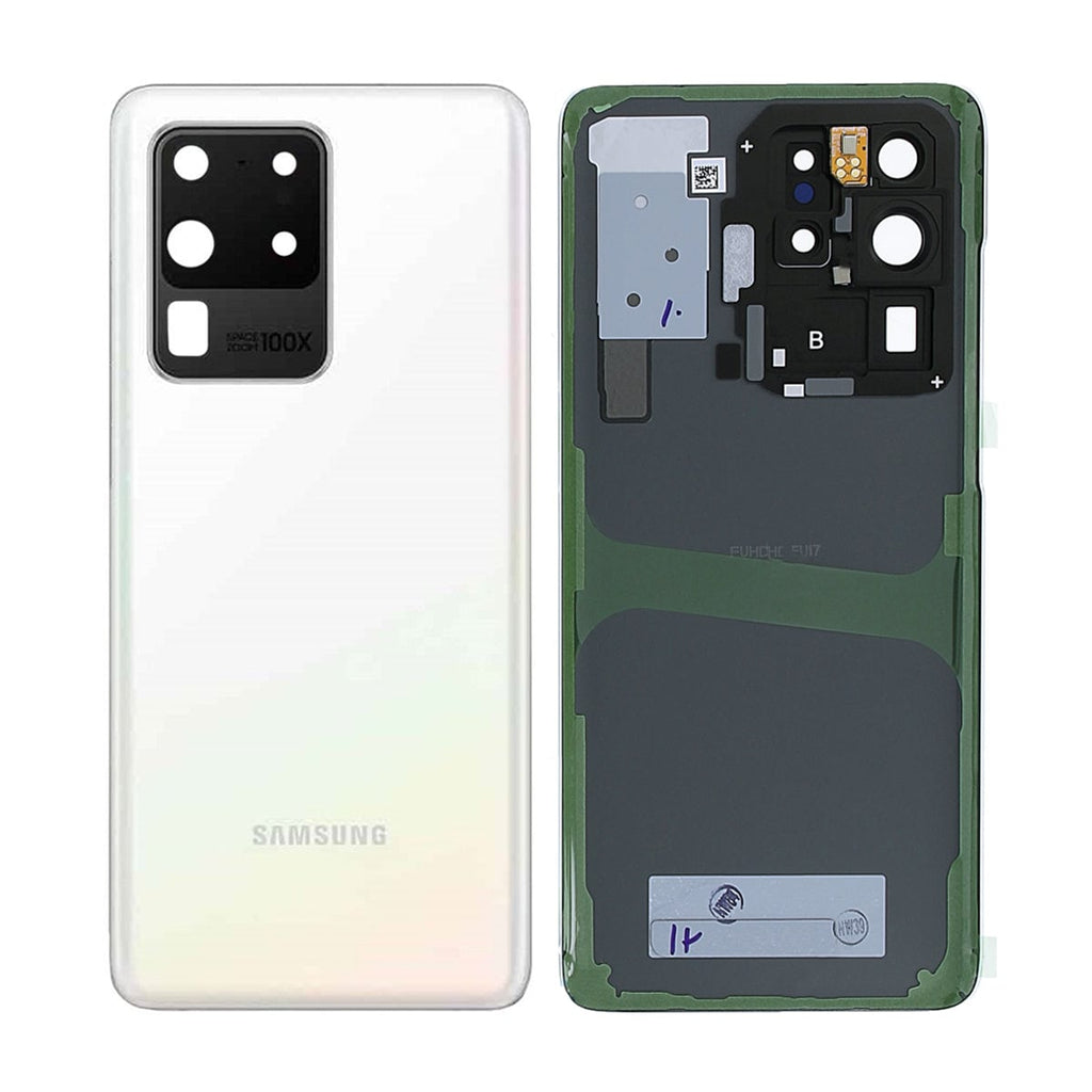 Samsung Galaxy S20 Ultra (SM-G988F) Baksida Original - Vit Samsung Galaxy S20 Ultra (SM-G988F) Baksida Original - Vit Samsung Galaxy S20 Ultra (SM-G988F) Baksida Original - Vit 