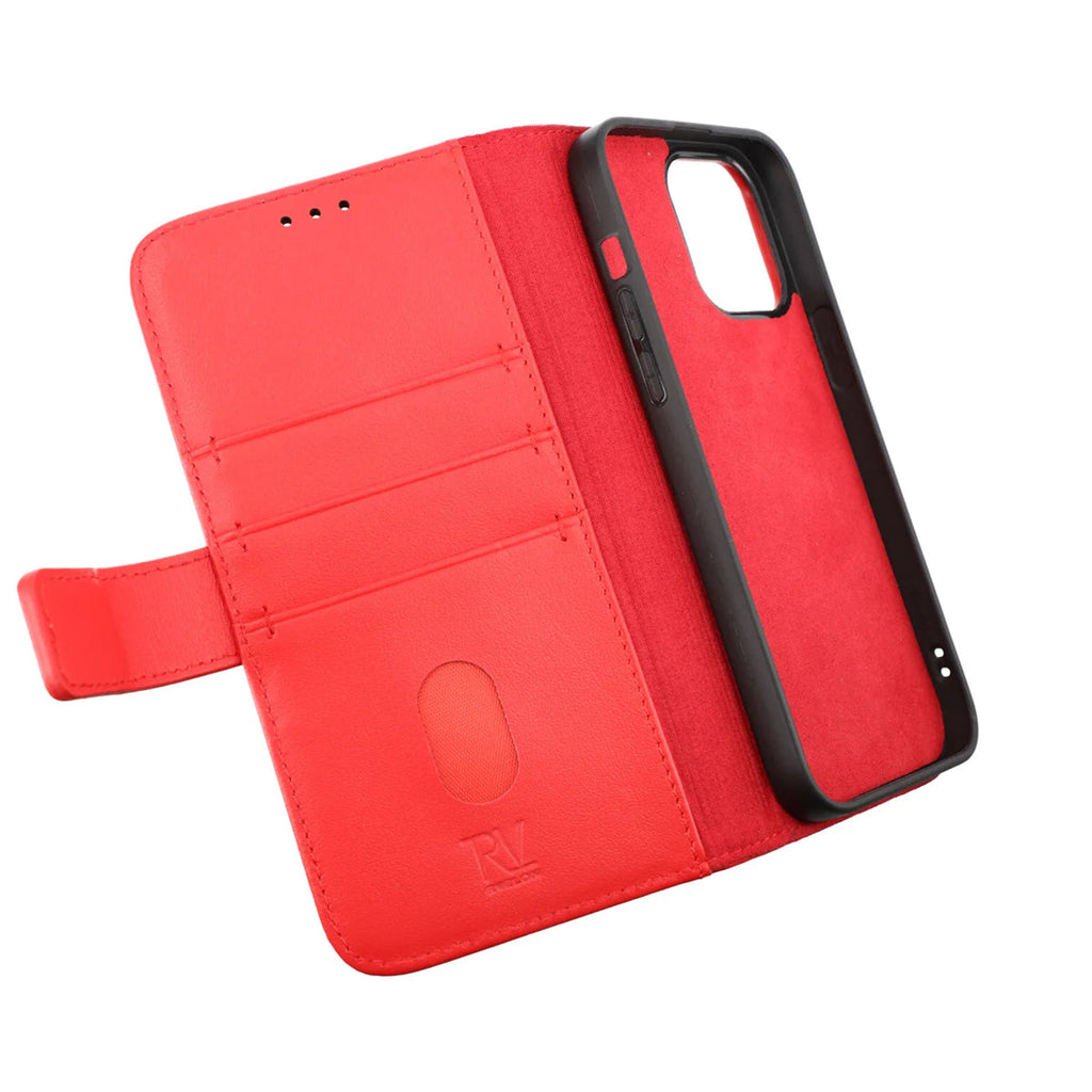 iPhone 14 Pro Max Plånboksfodral Läder Rvelon - Röd iPhone 14 Pro Max Plånboksfodral Läder Rvelon - Röd iPhone 14 Pro Max Plånboksfodral Läder Rvelon - Röd 