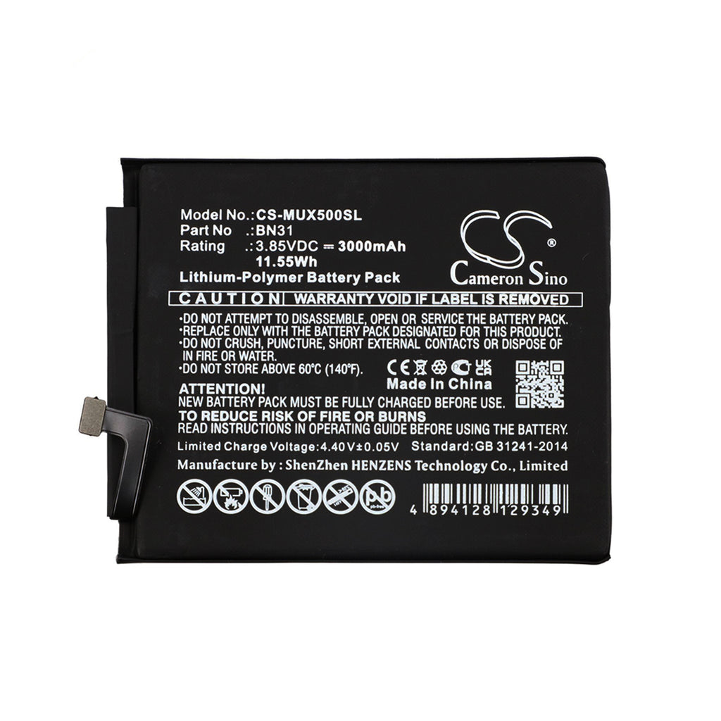 Battery For Xiaomi MUX500SL hos Phonecare.se