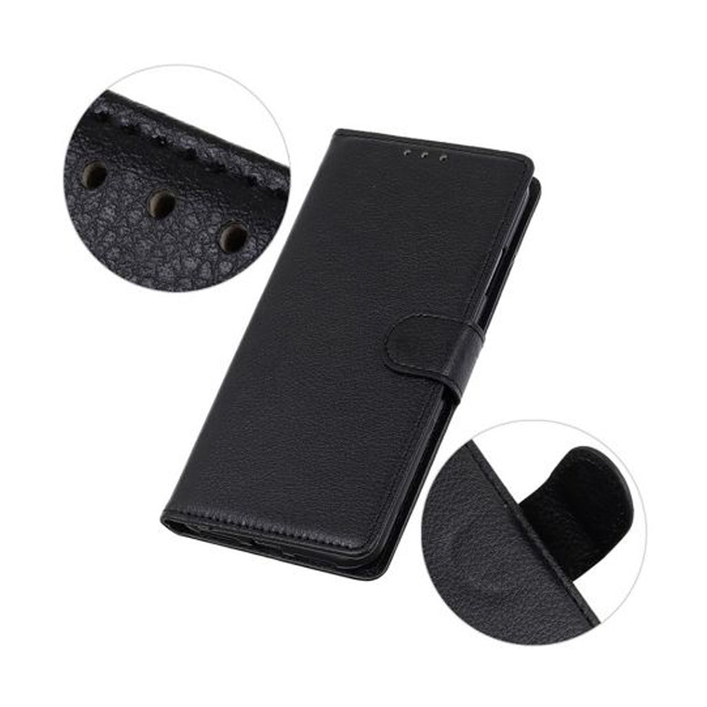 Flip Stand Leather Wallet Case For Samsung Galaxy A53 5G Black hos Phonecare.se