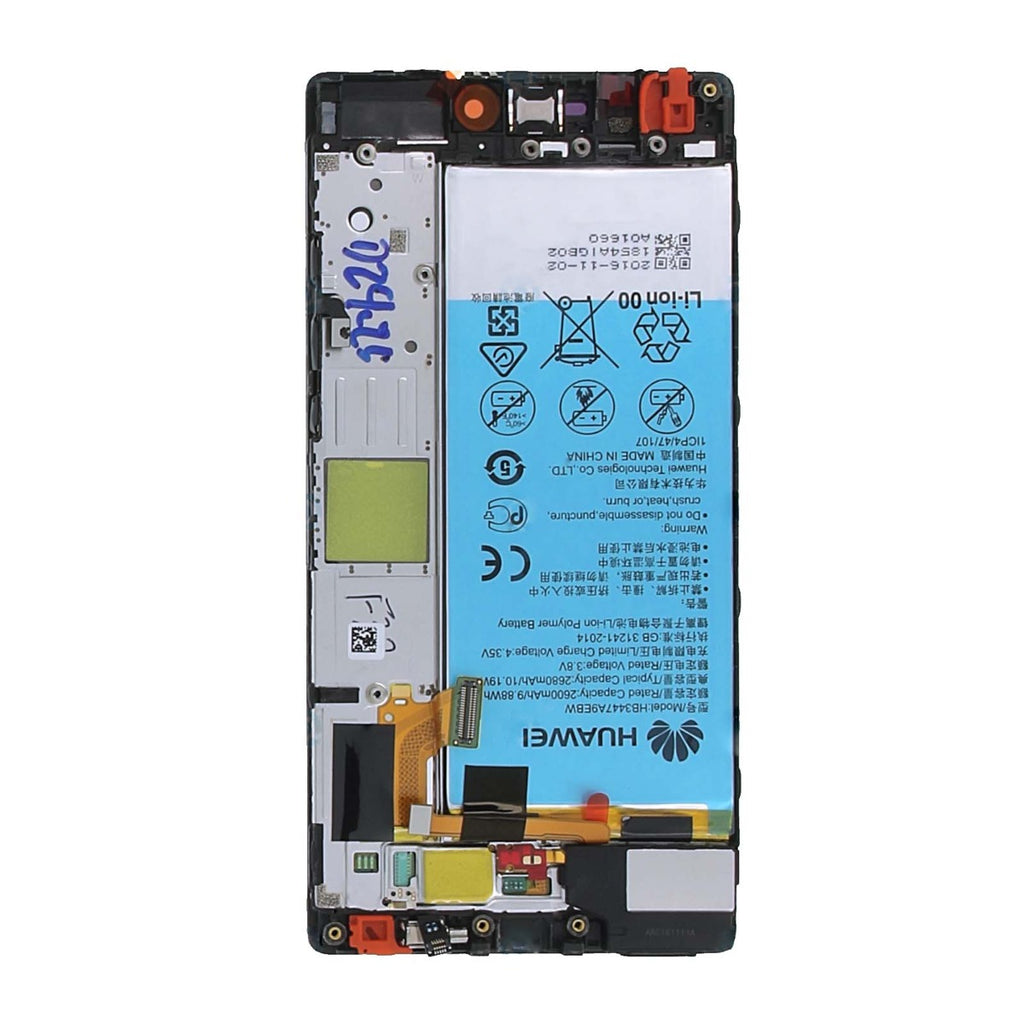 Huawei P8 Skärm med Batteri Original Svart