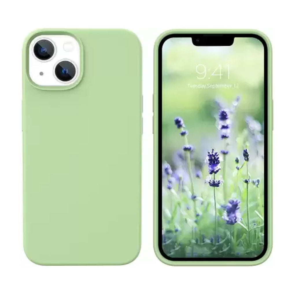 Mobilskal Silikon iPhone 13 Mini Grön