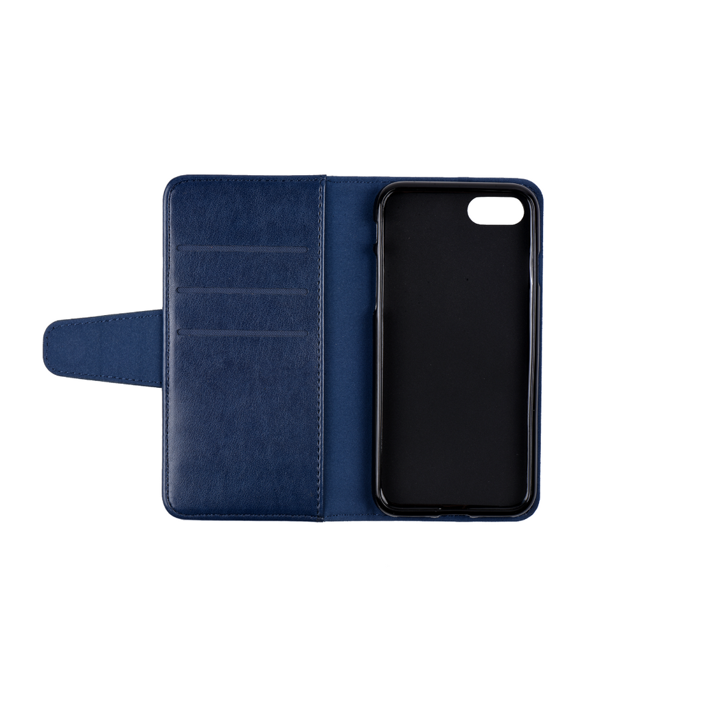 G-SP Flip Stand PU Leather Kickstand Card Case Blue For iPhone 7 Plus/8 Plus hos Phonecare.se