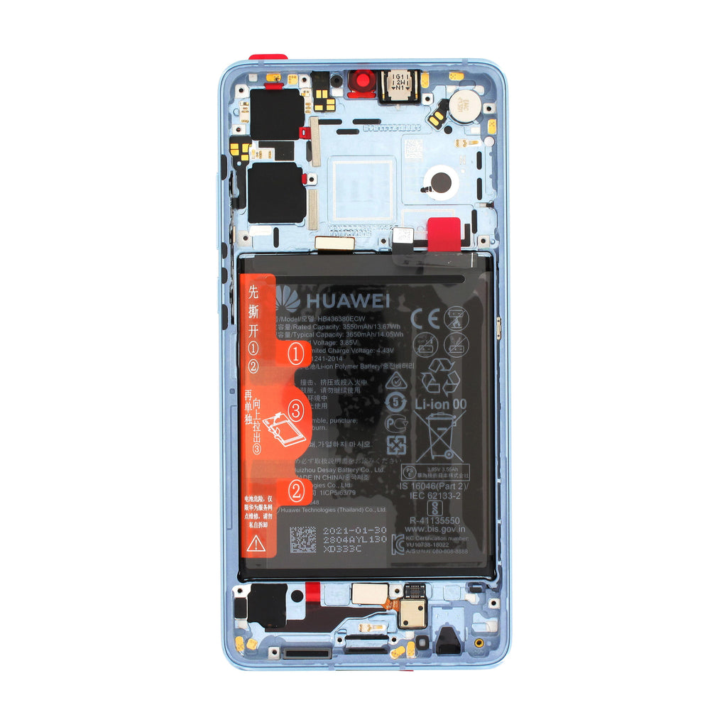 Huawei P30 (New Version) Skärm med Batteri Original Breathing Crystal