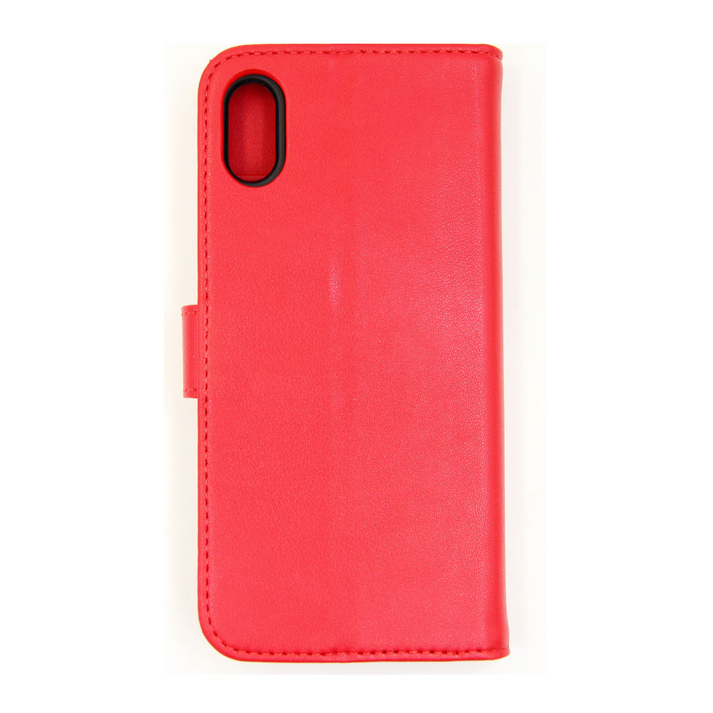 G-SP Plånboksfodral Magnetiskt Läder Stativ iPhone XR Röd hos Phonecare.se