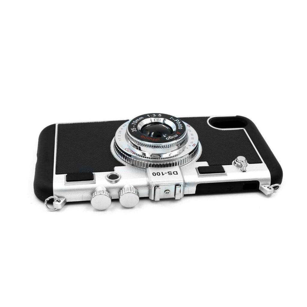 Mobilskal Silikon iPhone XR Kamera motiv Svart