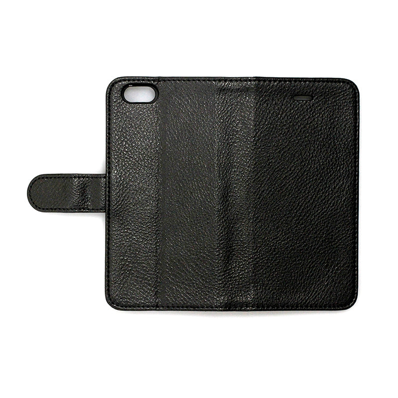 G-SP Plånboksfodral Läder Stativ iPhone 6/6S Svart hos Phonecare.se