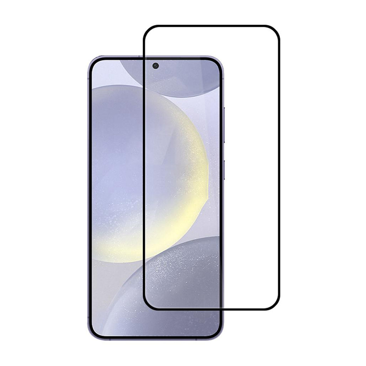Skärmskydd Samsung Galaxy S25 FE med Aluminium ram - bulk
