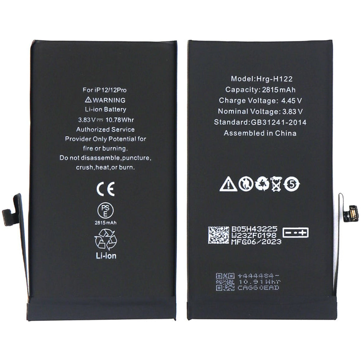 iPhone 12 Pro Batteri 2815mAh