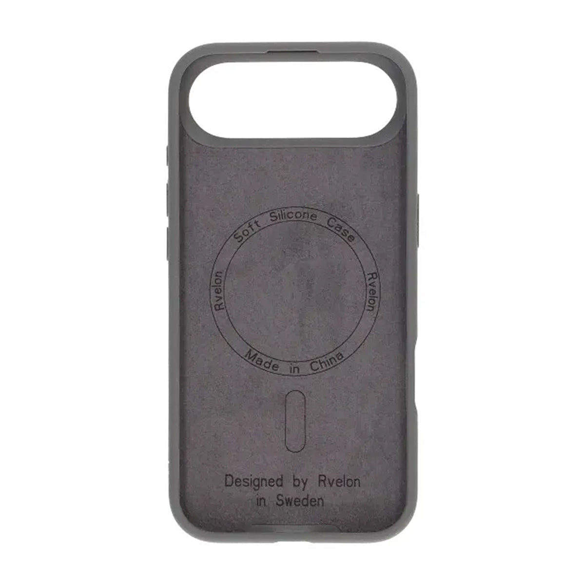 Rvelon Mobilskal Silikon MagSafe för iPhone Air - Grå