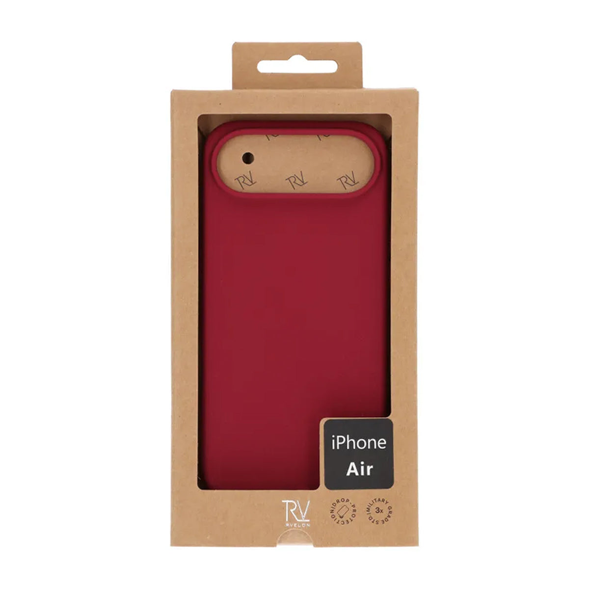 Rvelon Mobilskal Silikon MagSafe för iPhone Air - Röd