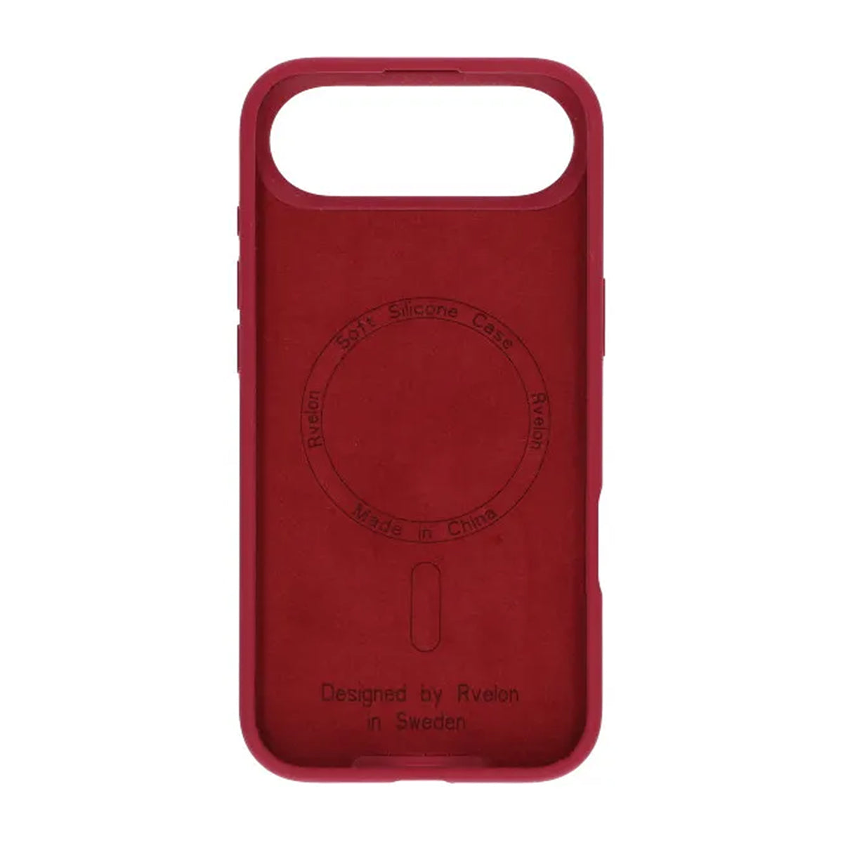 Rvelon Mobilskal Silikon MagSafe för iPhone Air - Röd