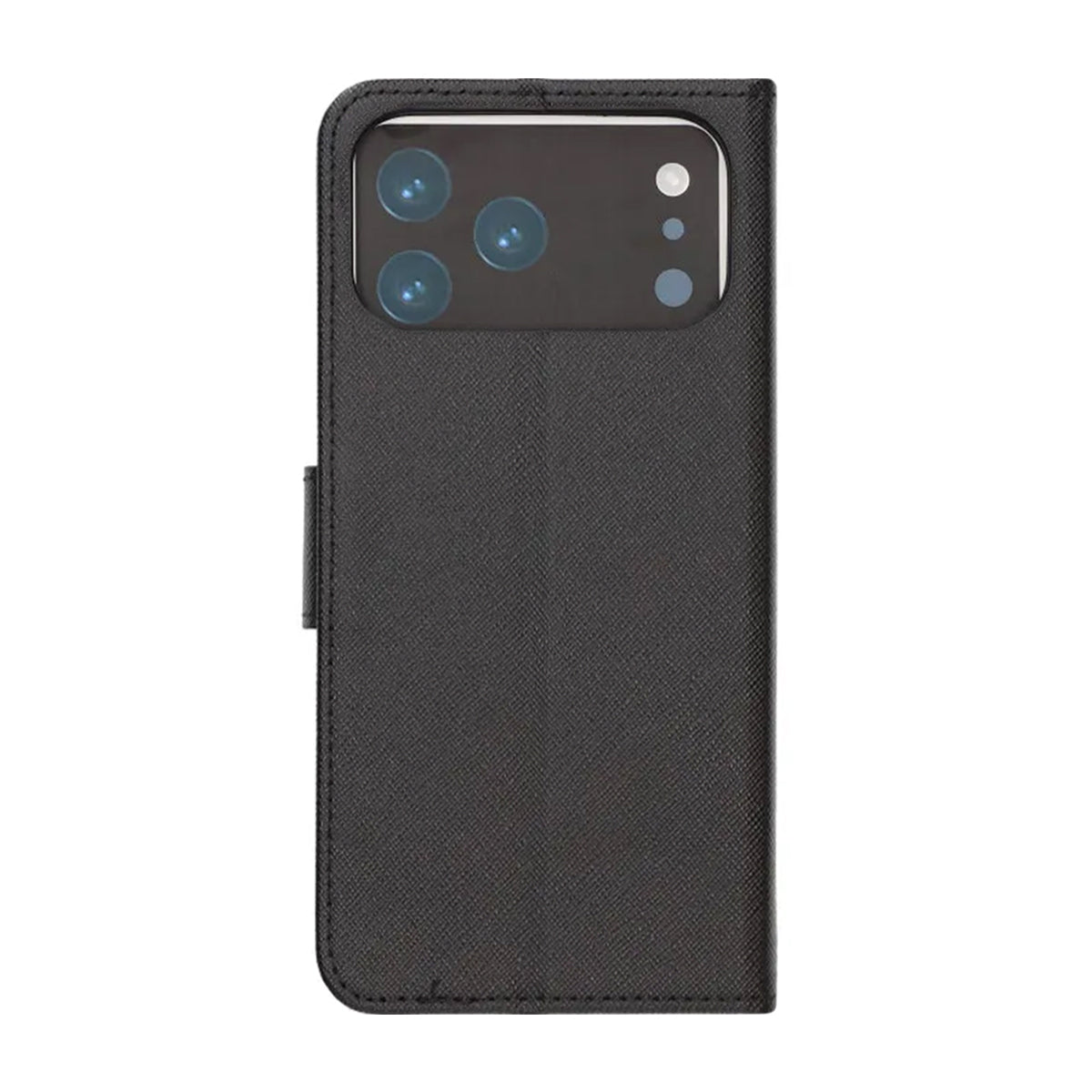 Plånboksfodral med stativ till iPhone 17 Pro Max - Svart - Image 3