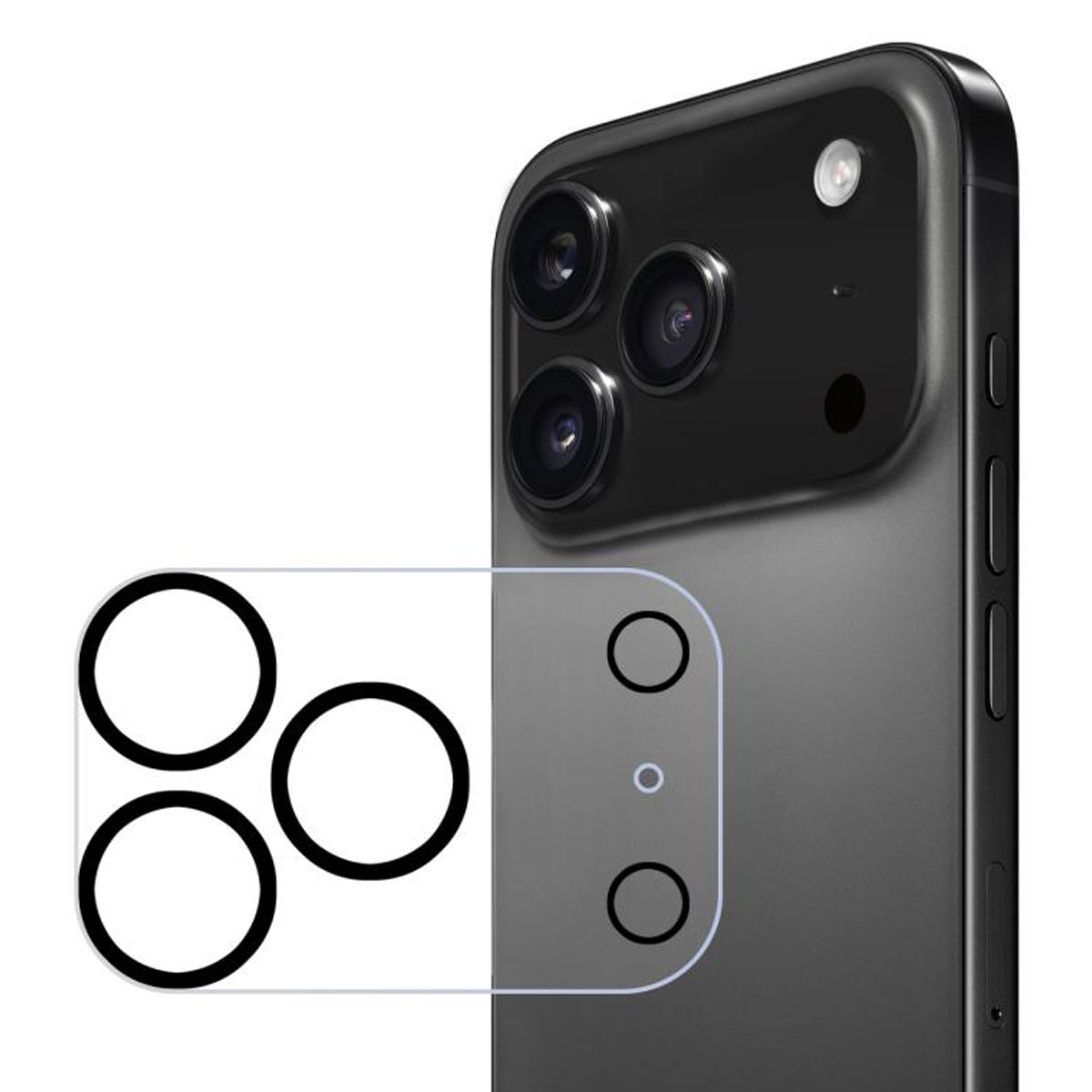 Kameraskydd Härdat Glas till iPhone 17 Pro Max