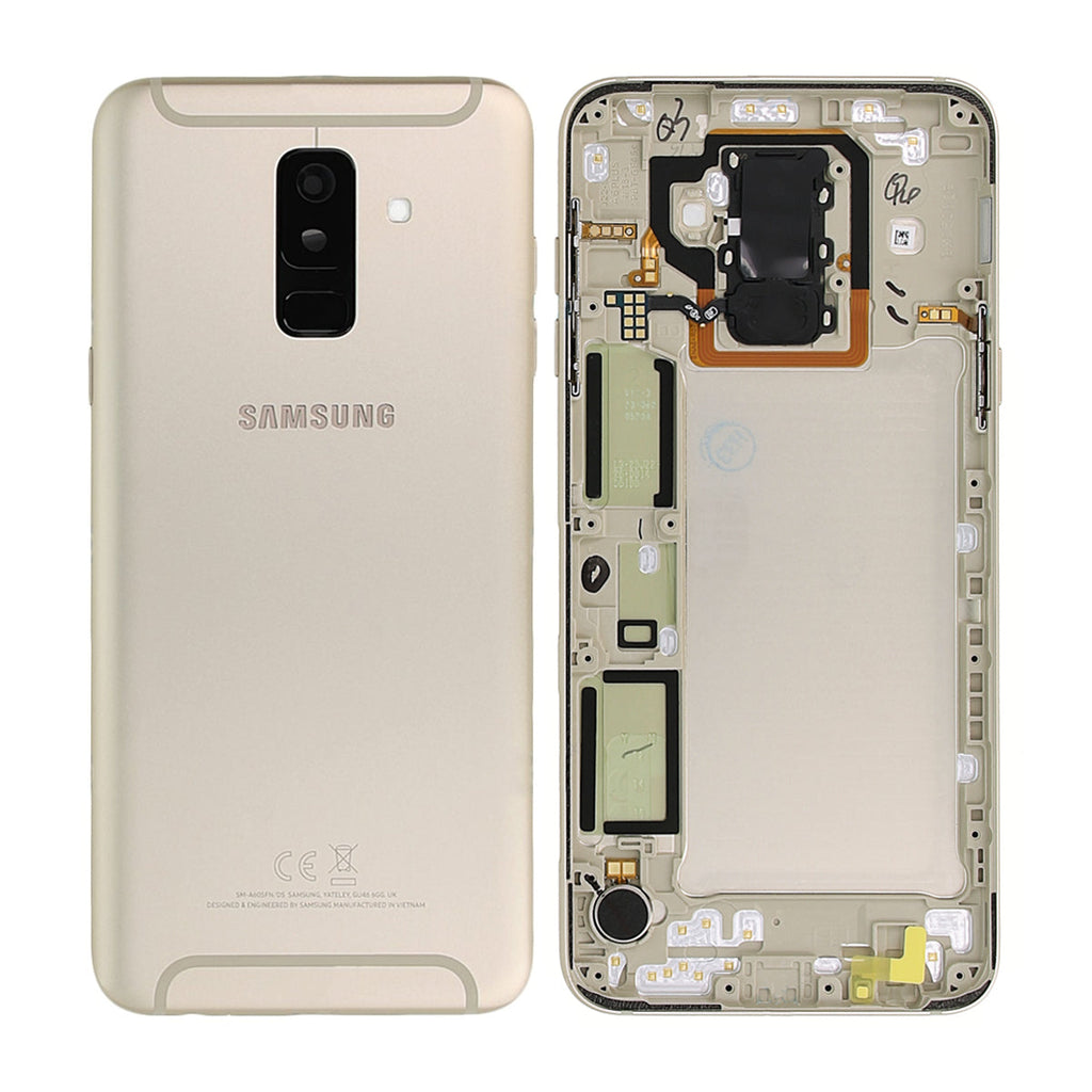 Samsung Galaxy A6 Plus 2018 (SM-A605F) Baksida Original - Guld Samsung Galaxy A6 Plus 2018 (SM-A605F) Baksida Original - Guld 