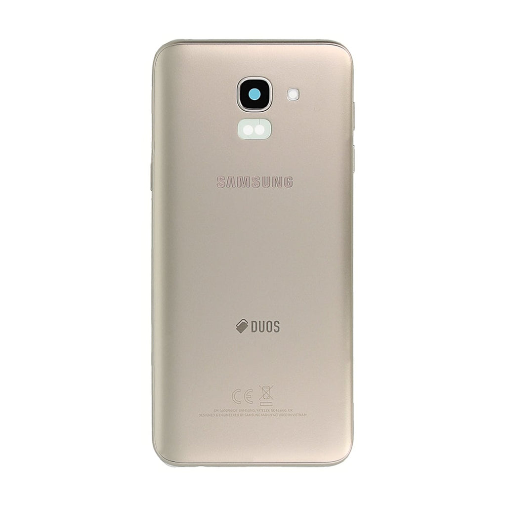 Samsung Galaxy J6 2018 (SM-J600F) Baksida Original - Guld Samsung Galaxy J6 2018 (SM-J600F) Baksida Original - Guld Samsung Galaxy J6 2018 (SM-J600F) Baksida Original - Guld 