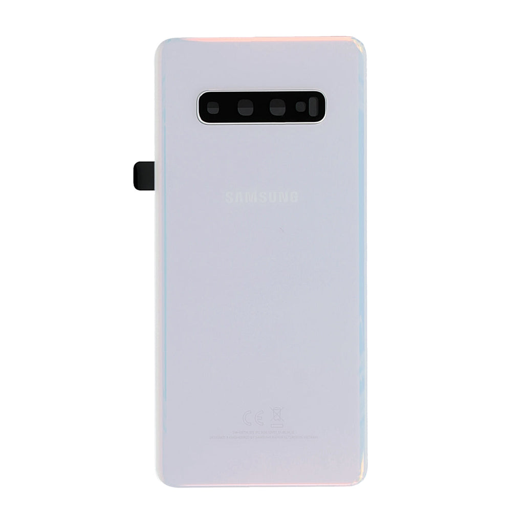 Samsung Galaxy S10 Plus (SM-G975F) Baksida Original - Vit Samsung Galaxy S10 Plus (SM-G975F) Baksida Original - Vit 