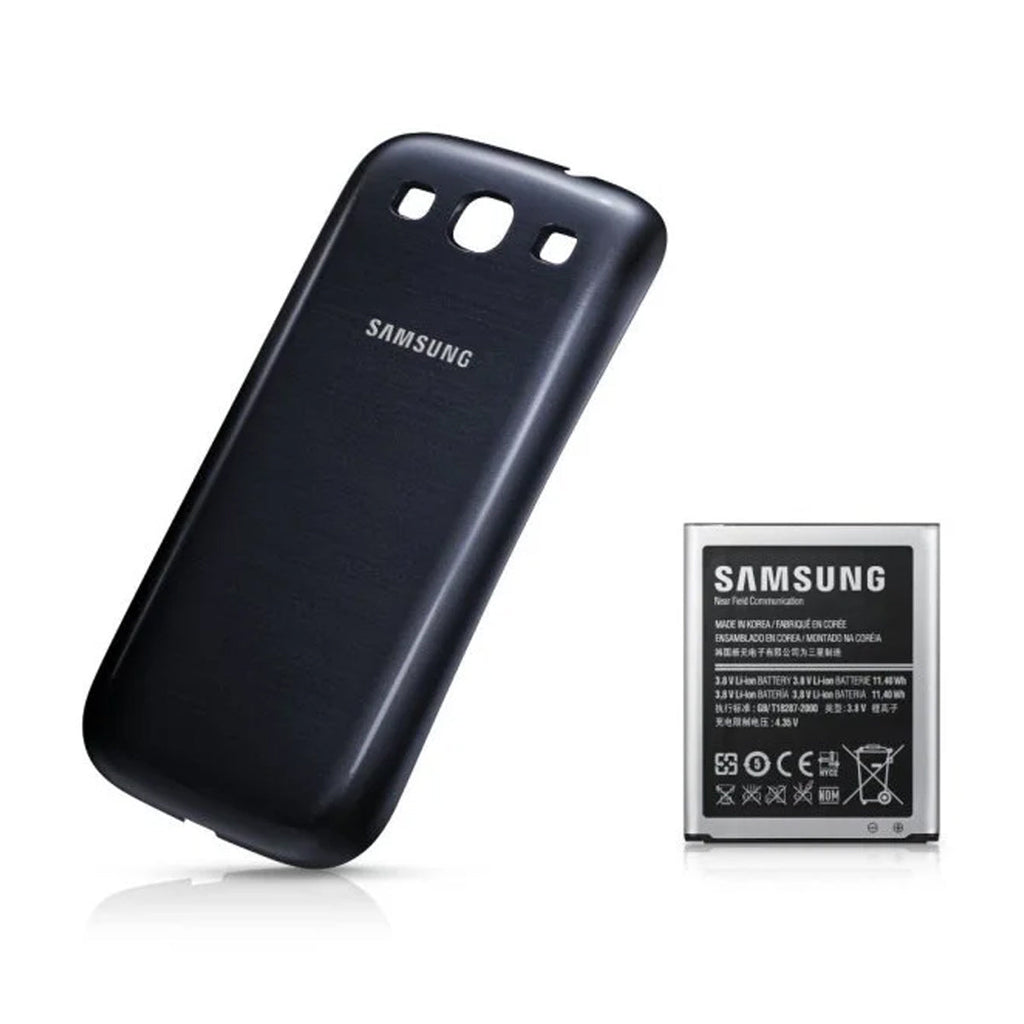 Samsung Galaxy S3 Batteri med Baksida - Blå 