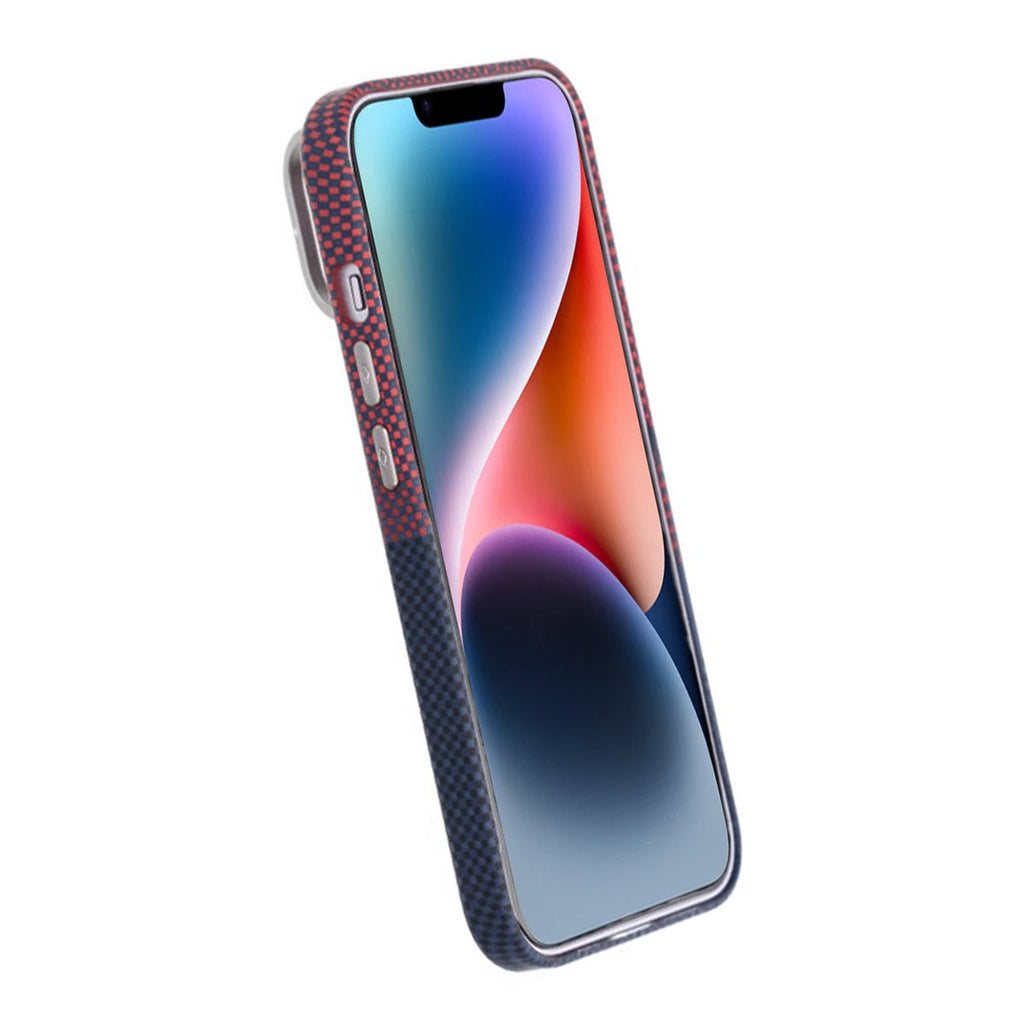 Berg och Xinghe Skal för iPhone 14/13 – Bergsröd