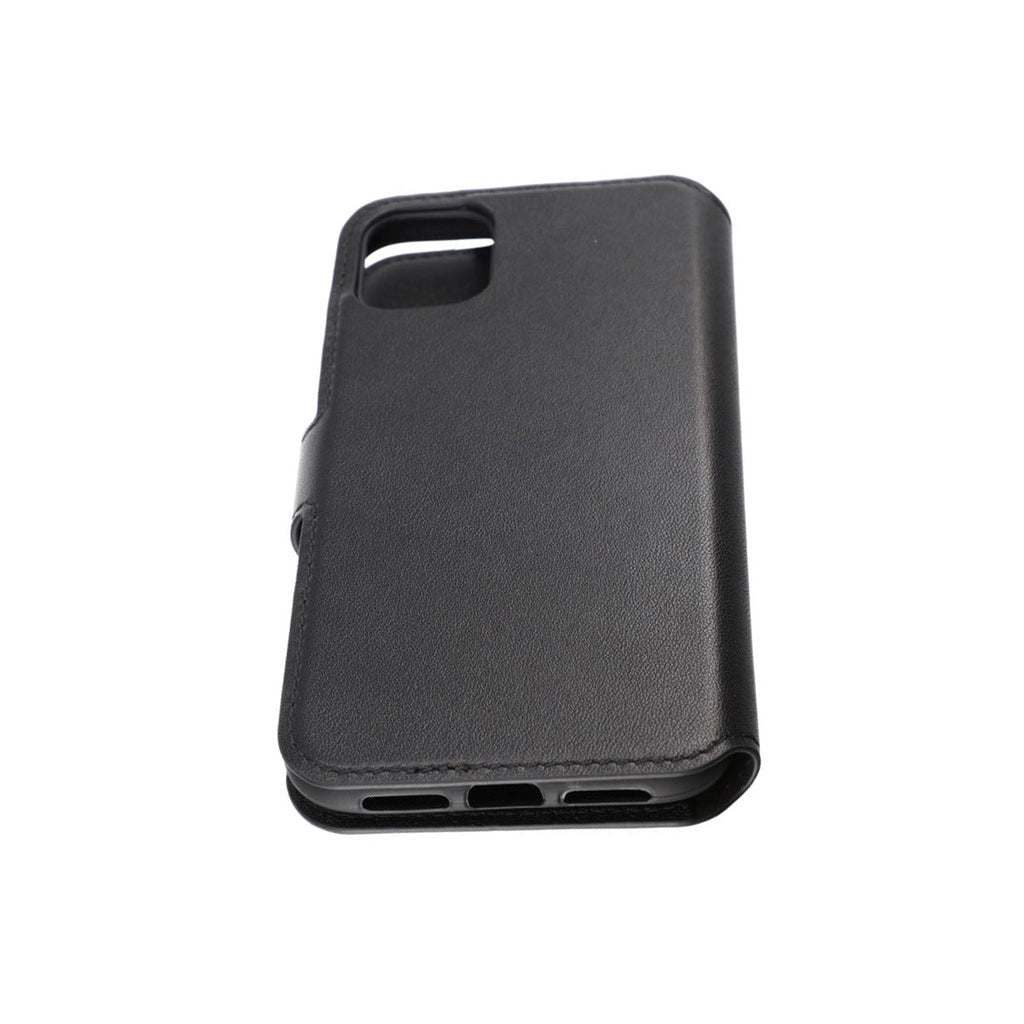 iPhone 11 Plånboksfodral Läder Rvelon - Svart 