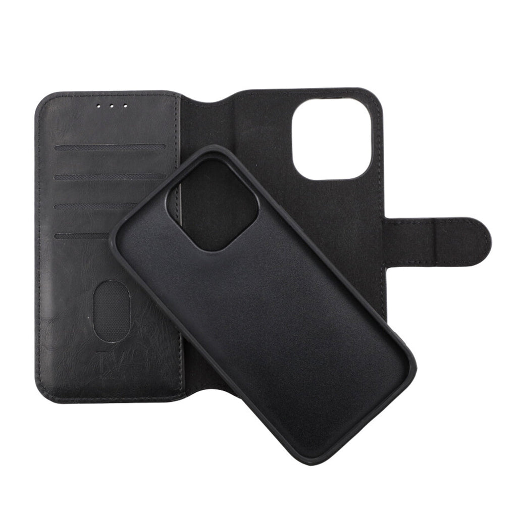 iPhone 13 Pro Plånboksfodral Magnet Rvelon - Svart iPhone 13 Pro Plånboksfodral Magnet Rvelon - Svart 