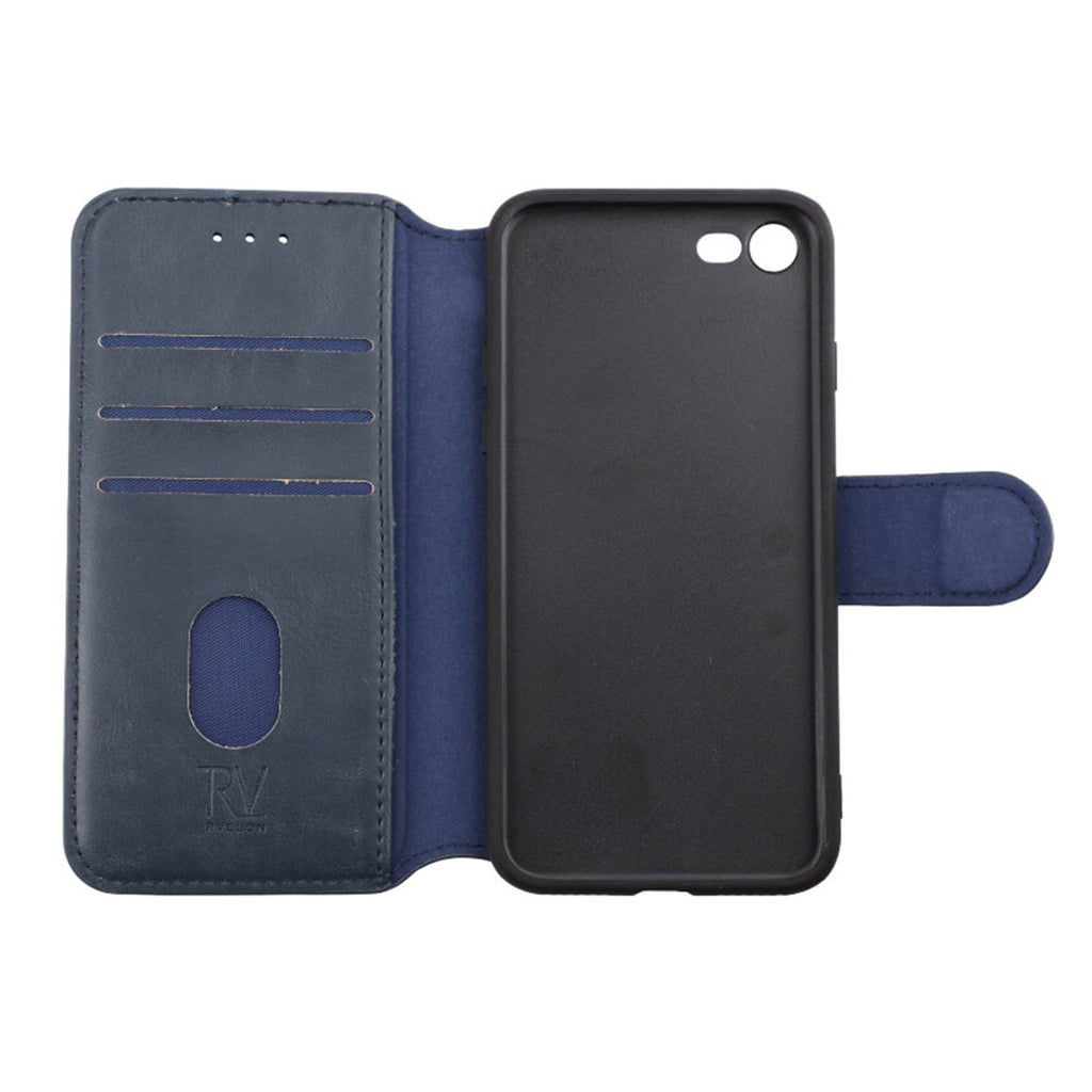 iPhone 7/8/SE 2020 Plånboksfodral med Extra Kortfack Rvelon - Blå iPhone 7/8/SE 2020 Plånboksfodral med Extra Kortfack Rvelon - Blå 