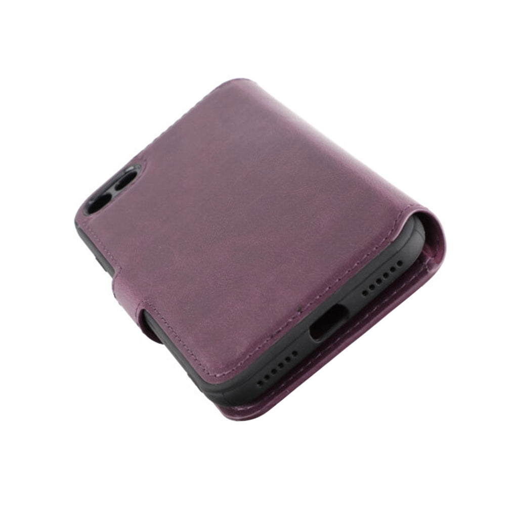iPhone 7/8/SE 2020 Plånboksfodral med Extra Kortfack Rvelon - Mörklila 