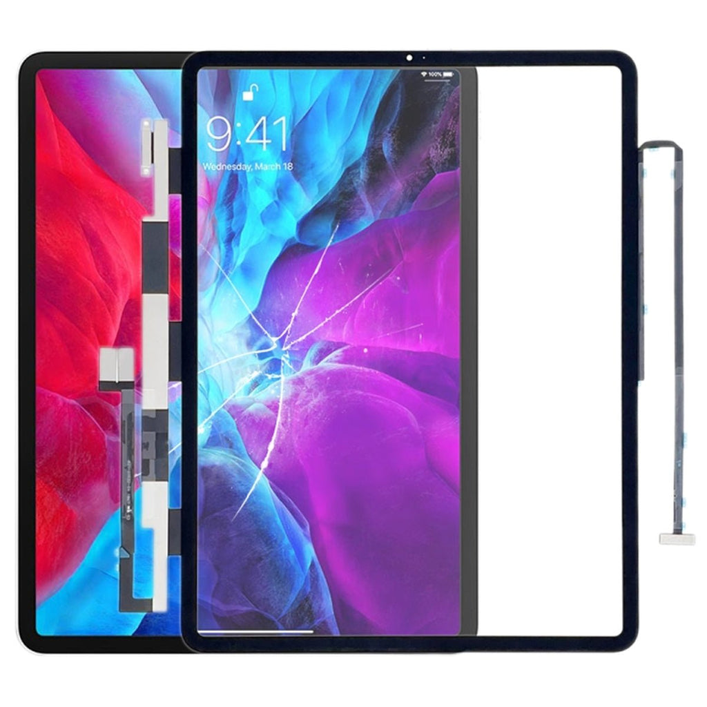 iPad Pro 12,9" 3/4 A1876/A2069 Glasskärm med Digitizer och OCA - Svart