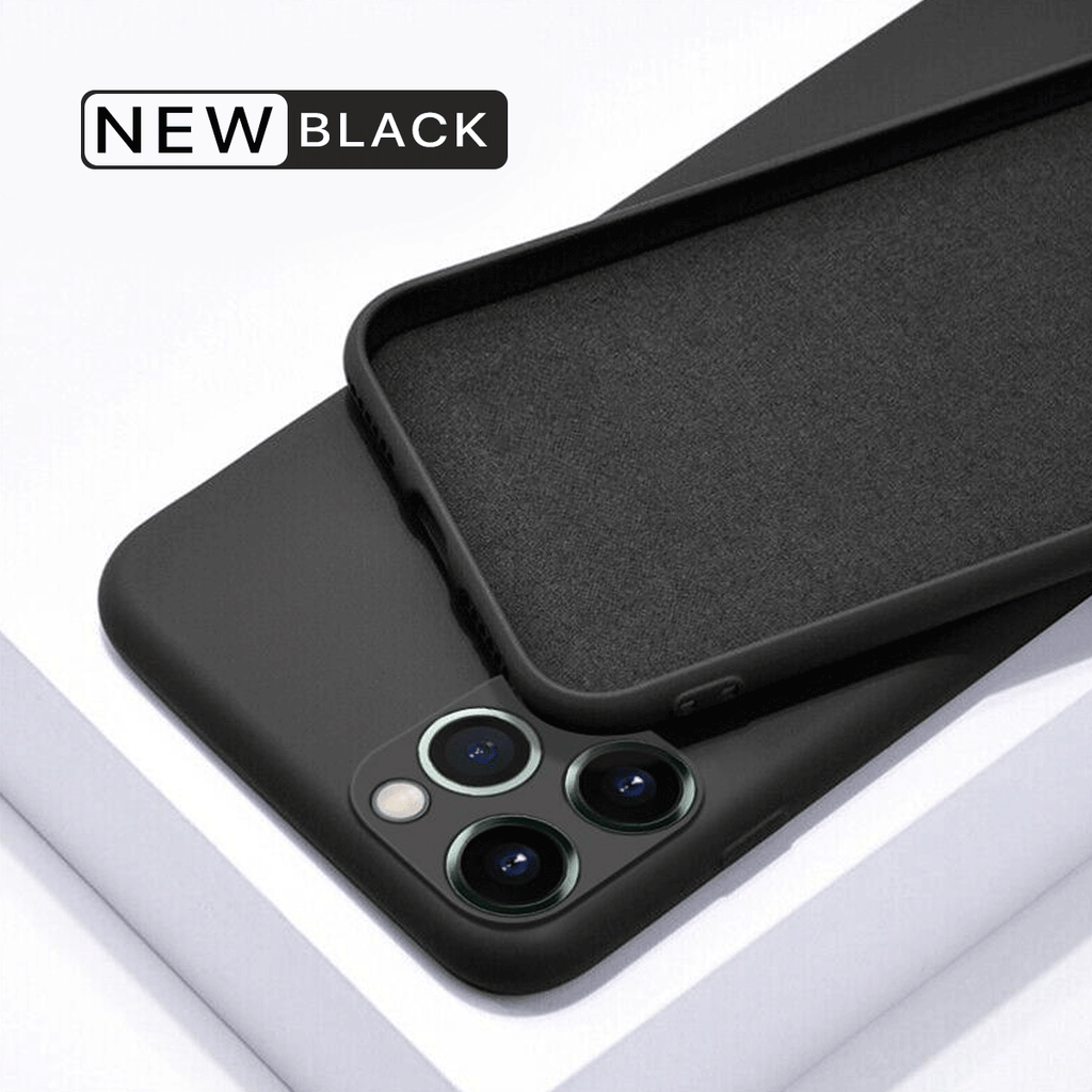 iPhone 12 Pro Max Mobilskal Silikon - Svart - PhonecareMobilskalSvart