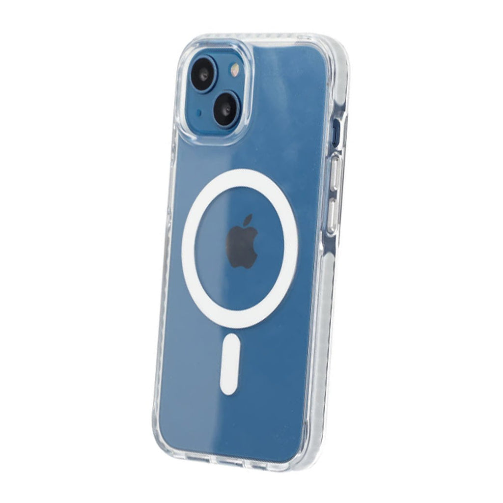 iPhone 13/14 Mobilskal Magnet Dubbelskydd - Vit