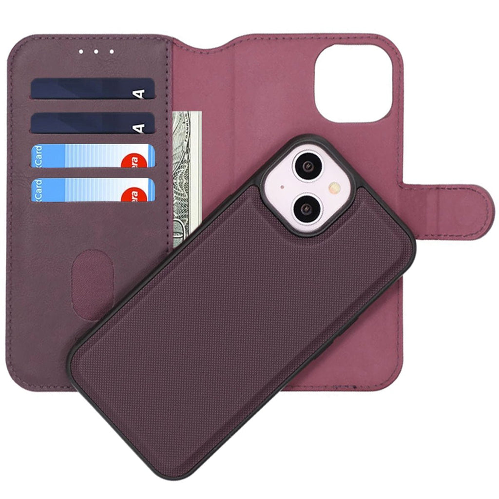 iPhone 13/14 Plånboksfodral Magnet Rvelon - Lila