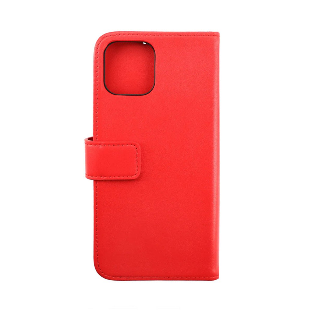iPhone 14 Plånboksfodral Läder Rvelon - Röd - PhonecareMobilskalRöd