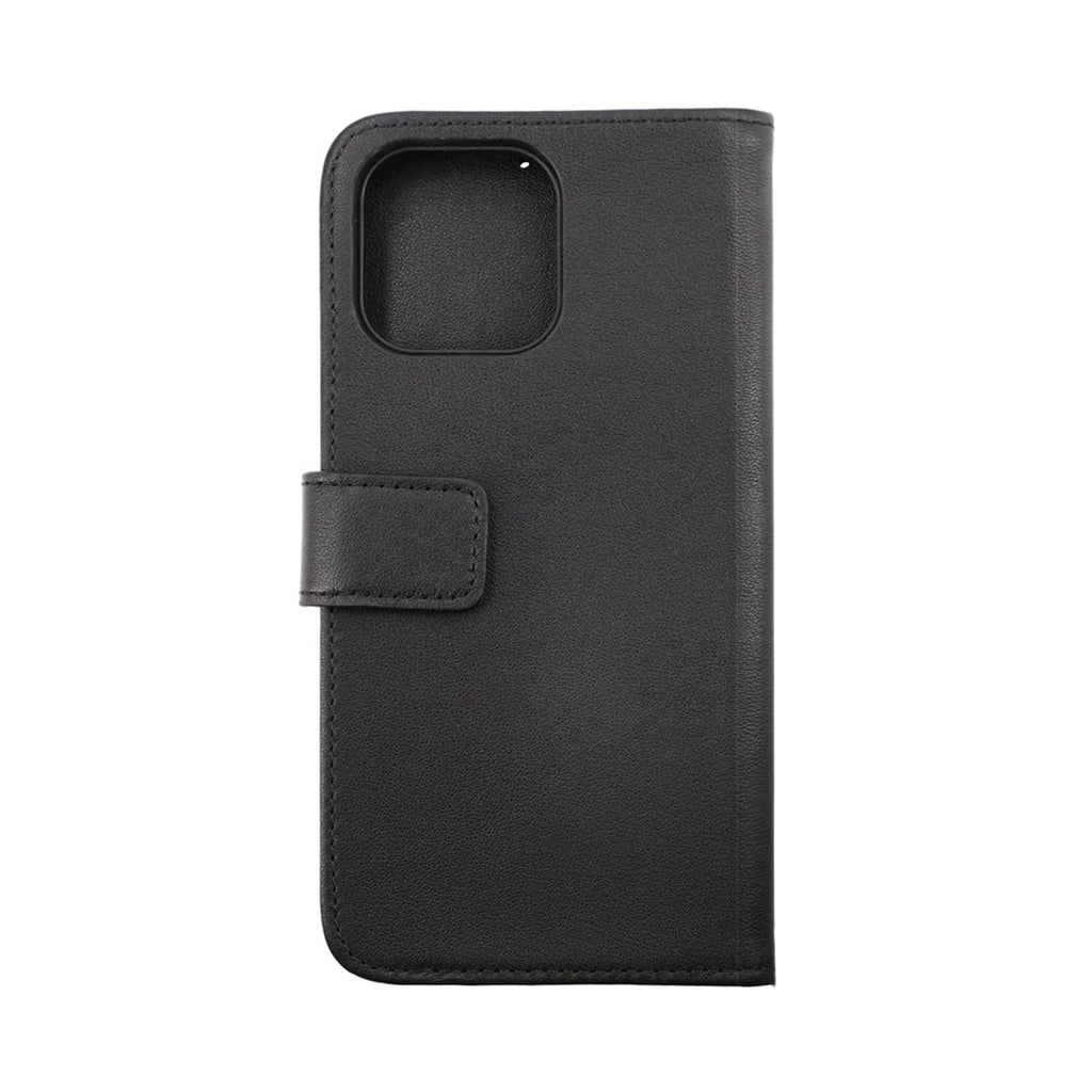 iPhone 14 Plånboksfodral Läder Rvelon - Svart - PhonecareMobilskalSvart