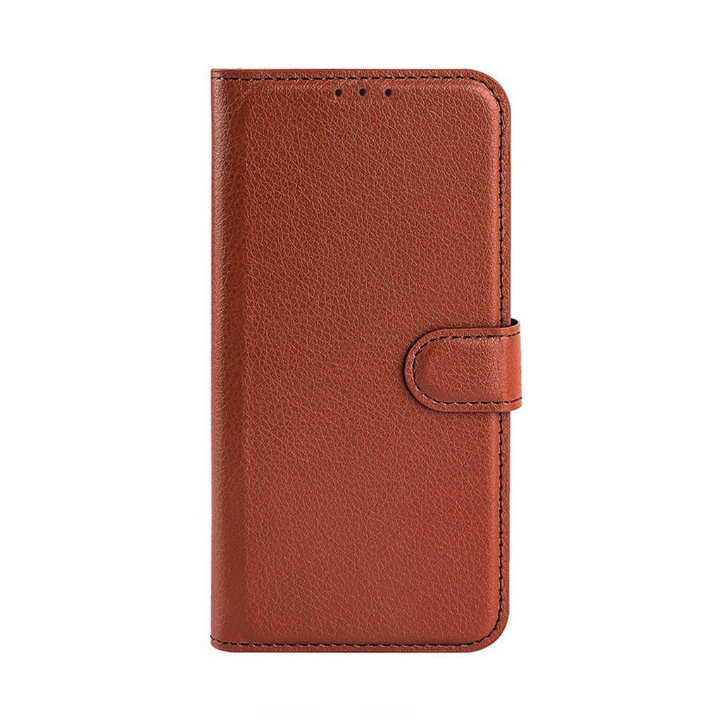 iPhone 14 Plånboksfodral med Stativ - Brun - PhonecareMobilskalBrun