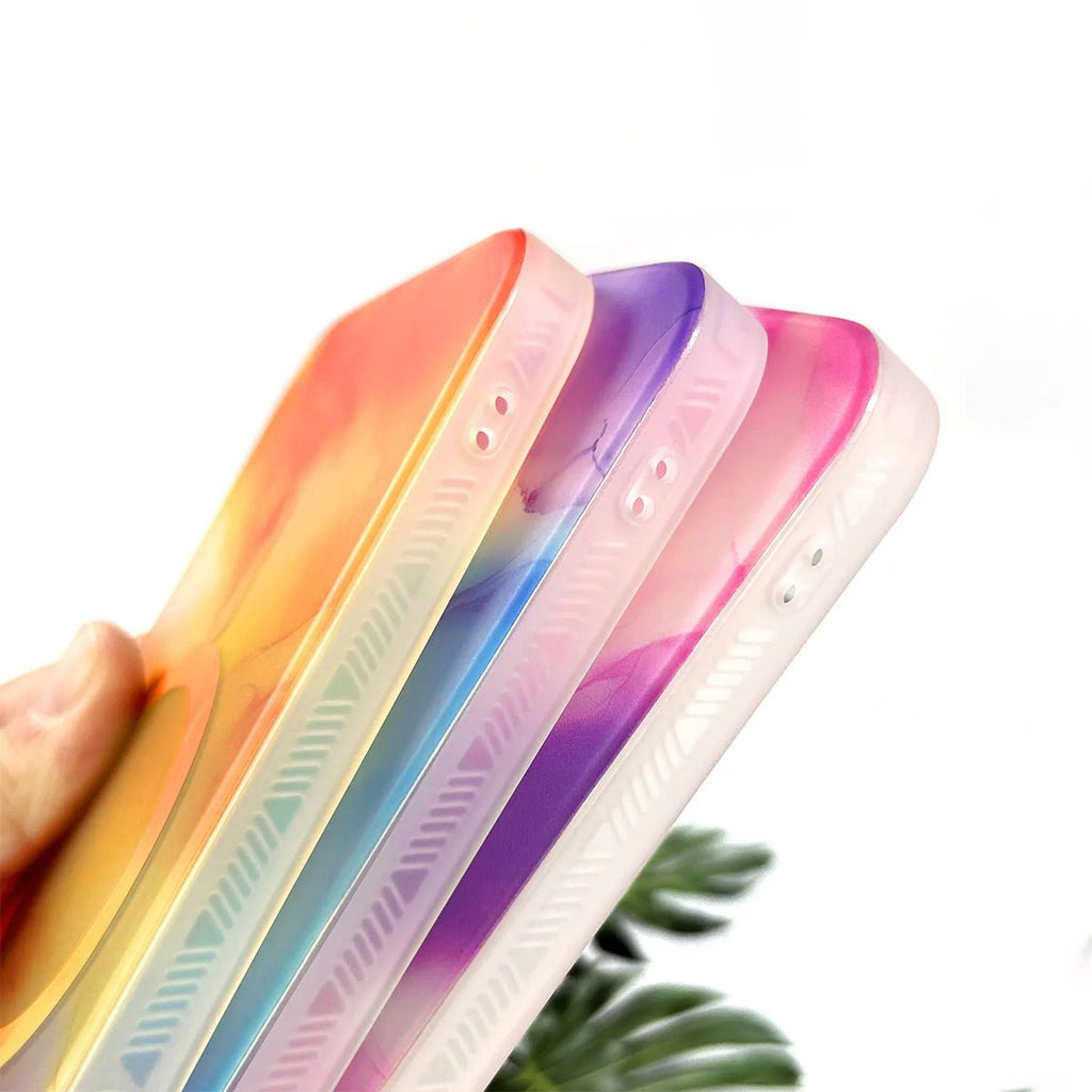 iPhone 14 Pro MagSafe Mobilskal - Orange Abstrakt - PhonecareMobilskalOrange