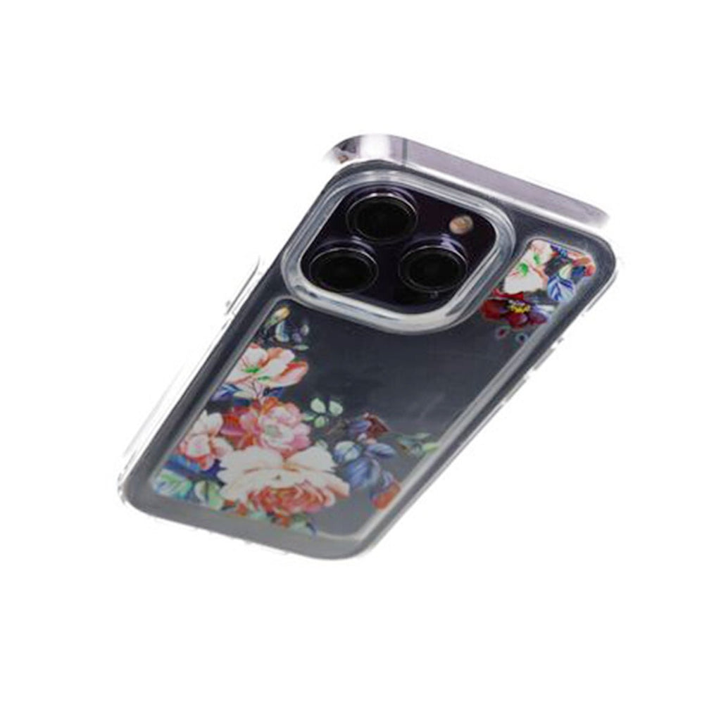 iPhone 14 Pro Mobilskal med motiv - Retro Blommor - PhonecareMobilskalMotiv