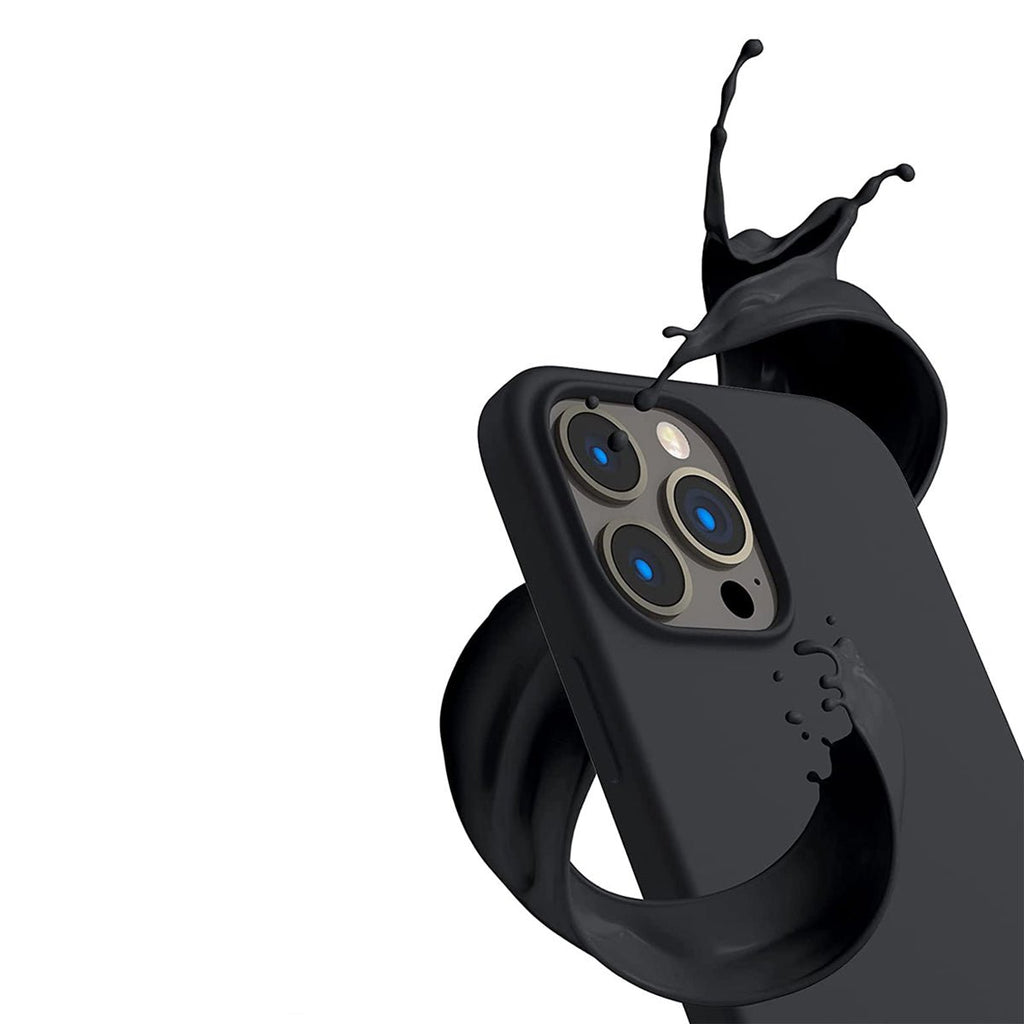 iPhone 14 Pro Mobilskal Silikon Rvelon MagSafe - Svart - PhonecareMobilskalSvart
