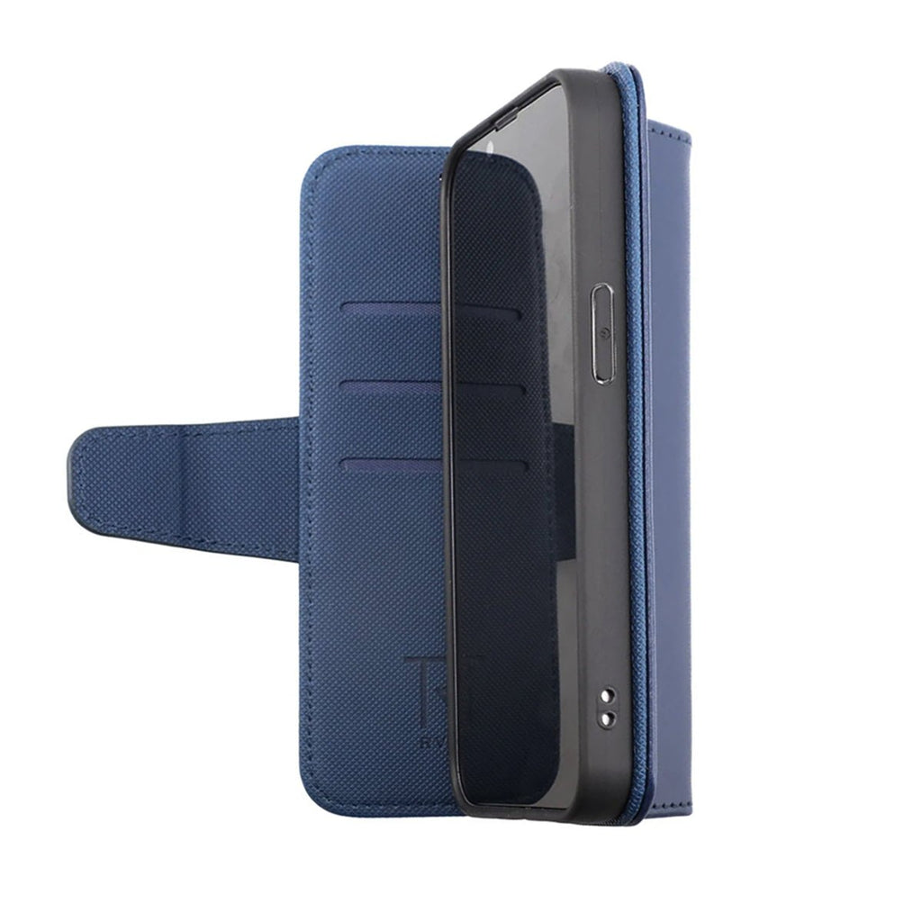 iPhone 14 Pro Plånboksfodral Extra Kortfack Rvelon - Blå - PhonecareMobilskalBlå