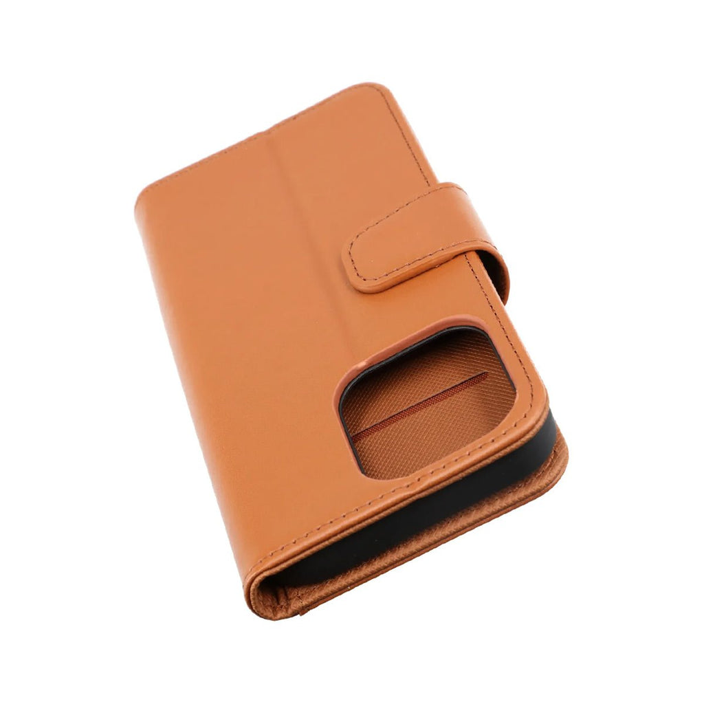 iPhone 14 Pro Plånboksfodral Extra Kortfack Rvelon - Brun - PhonecareMobilskalBrun