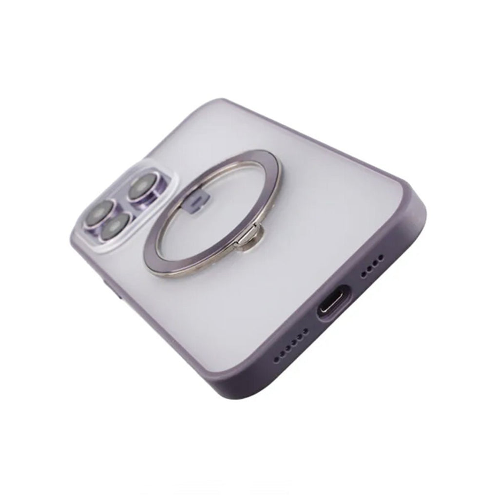 iPhone 14 Pro Skal med MagSafe Stativ Rvelon - Lila - PhonecareMobilskalLila