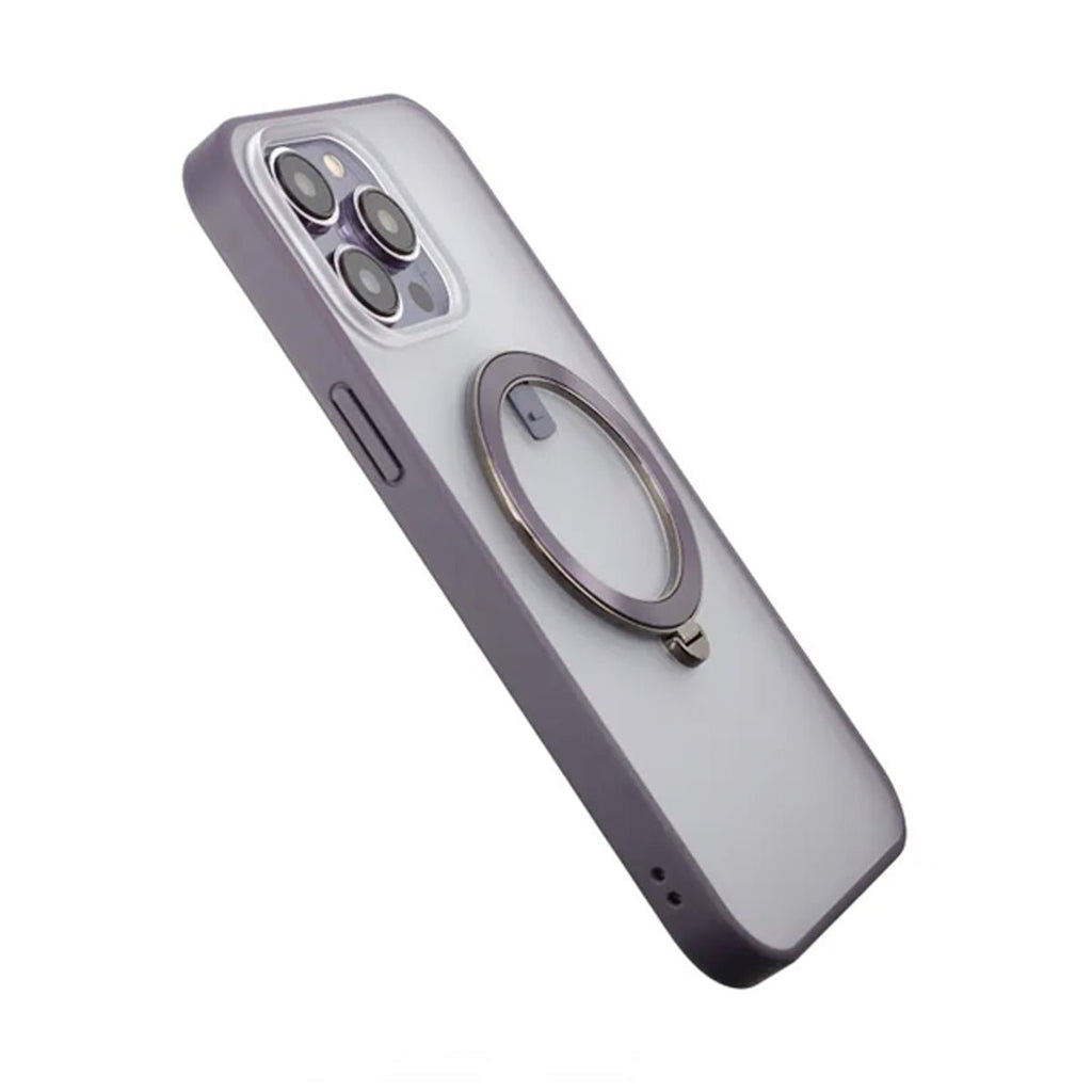 iPhone 14 Pro Skal med MagSafe Stativ Rvelon - Lila - PhonecareMobilskalLila