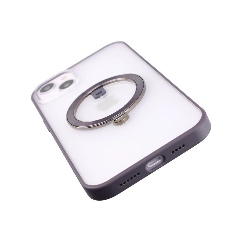 iPhone 14 Skal med MagSafe Stativ Rvelon - Lila - PhonecareMobilskalLila