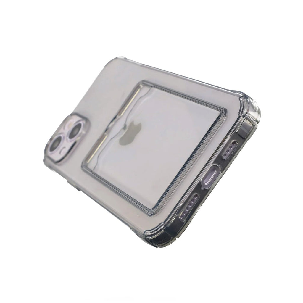 iPhone 14 Stöttåligt Skal med Korthållare - Svart - PhonecareMobilskalSvart