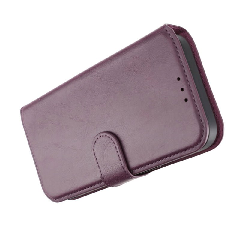 iPhone 15 Plånboksfodral Magnet Rvelon - Lila - PhonecareMobilskalLila