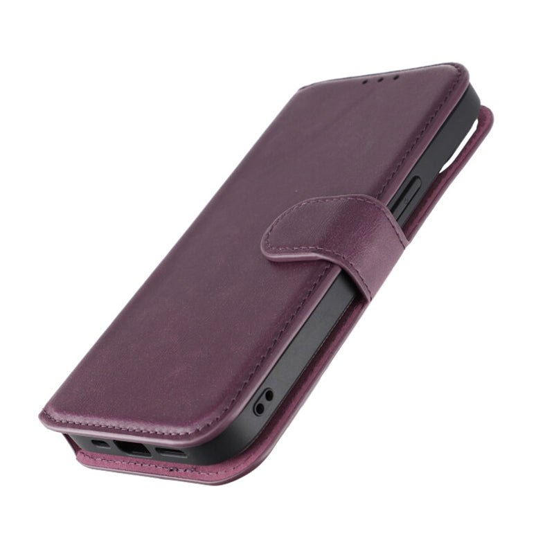 iPhone 15 Plånboksfodral Magnet Rvelon - Lila - PhonecareMobilskalLila