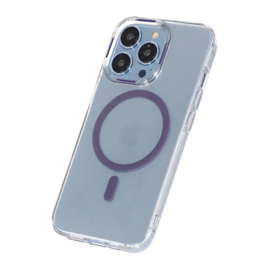iPhone 15 Pro Max Stöttålig Mobilskal med Magsafe - Lila - PhonecareMobilskal