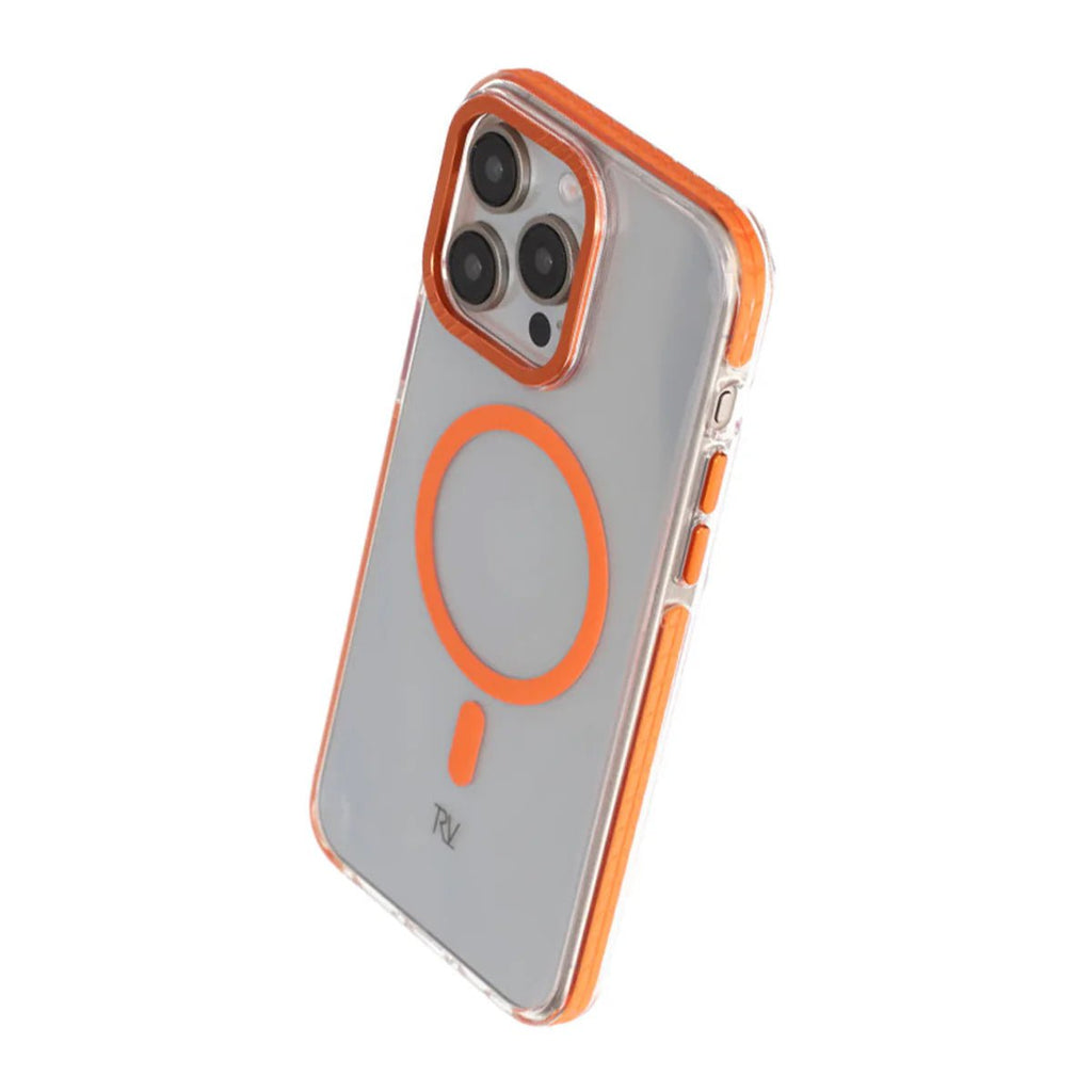 iPhone 15 Pro Rvelon Mobilskal Magnet Förstärkt - Orange