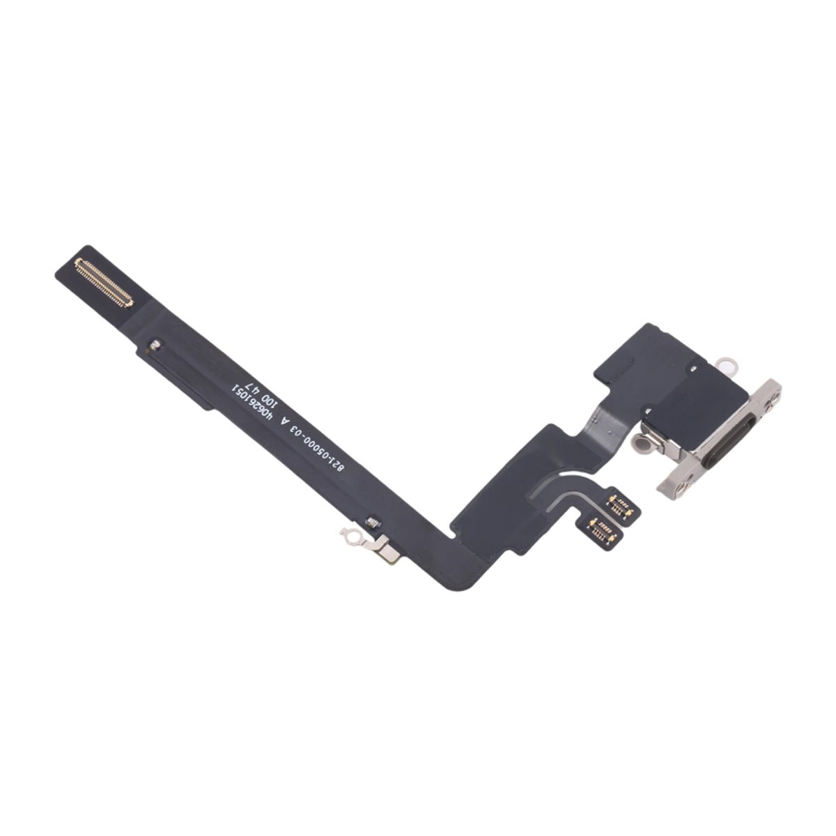 iPhone 16 Pro Laddningskontakt Flexkabel Original Svart - Image 3